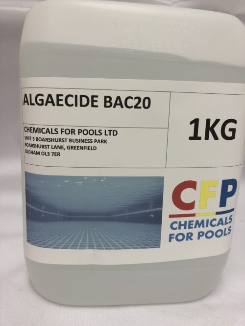 Chemicals for Pools Algaecide BAC20 1KG